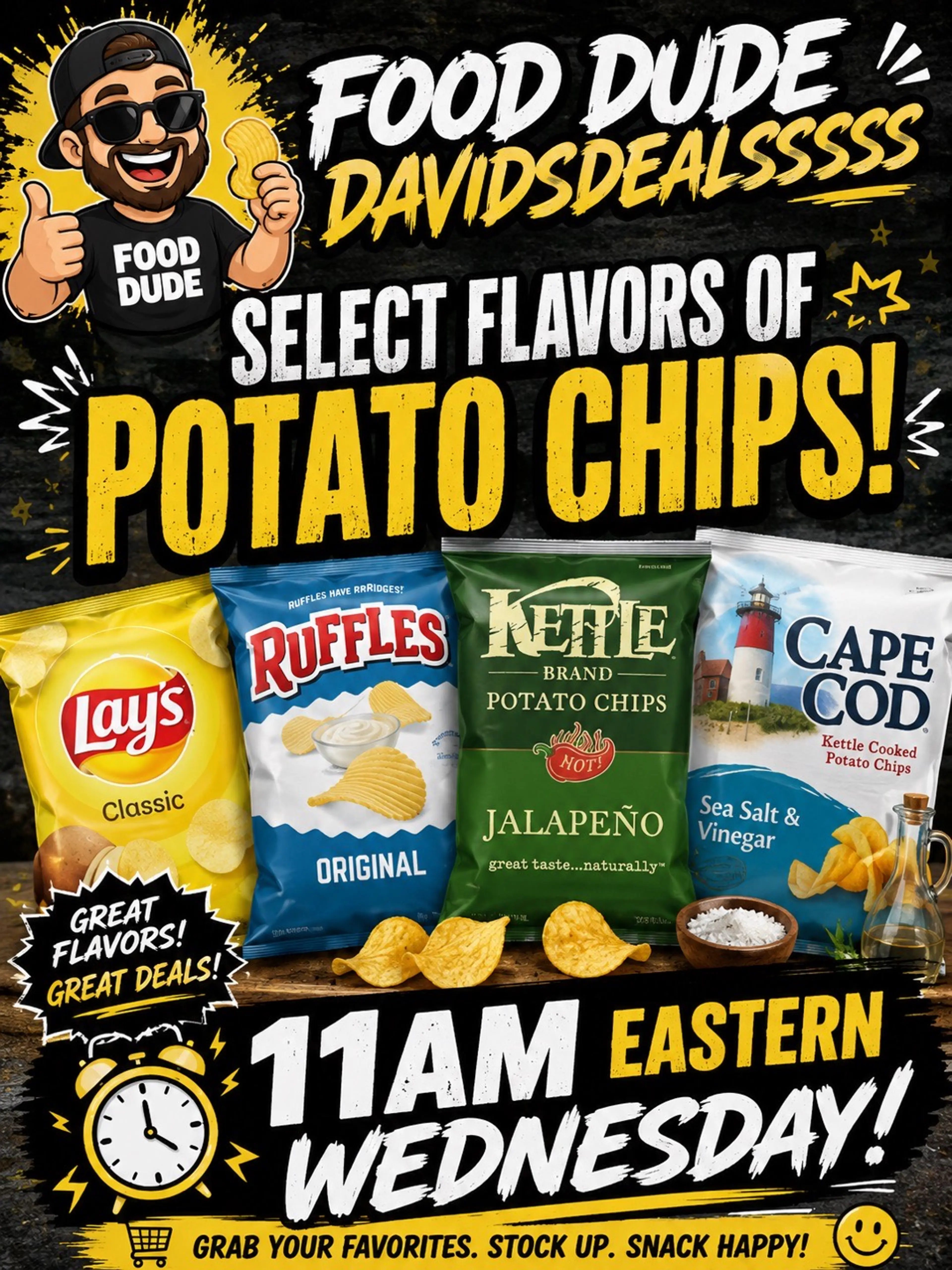 Food Dude Potato Chip Sale