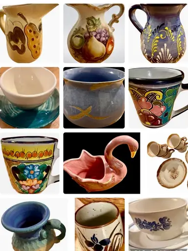 Planters,Pitchers, Plates & Cups!