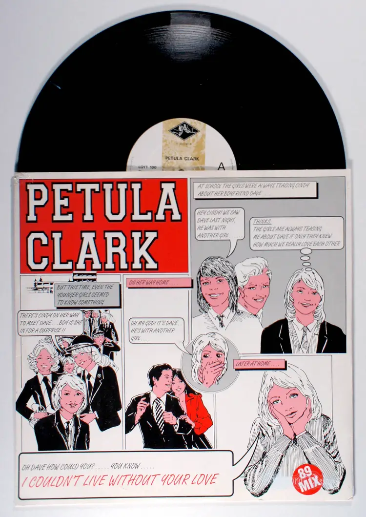 Petula Clark - I Couldn't Live Without Your Love 89 Mix (1989) Vinyl 12" Single