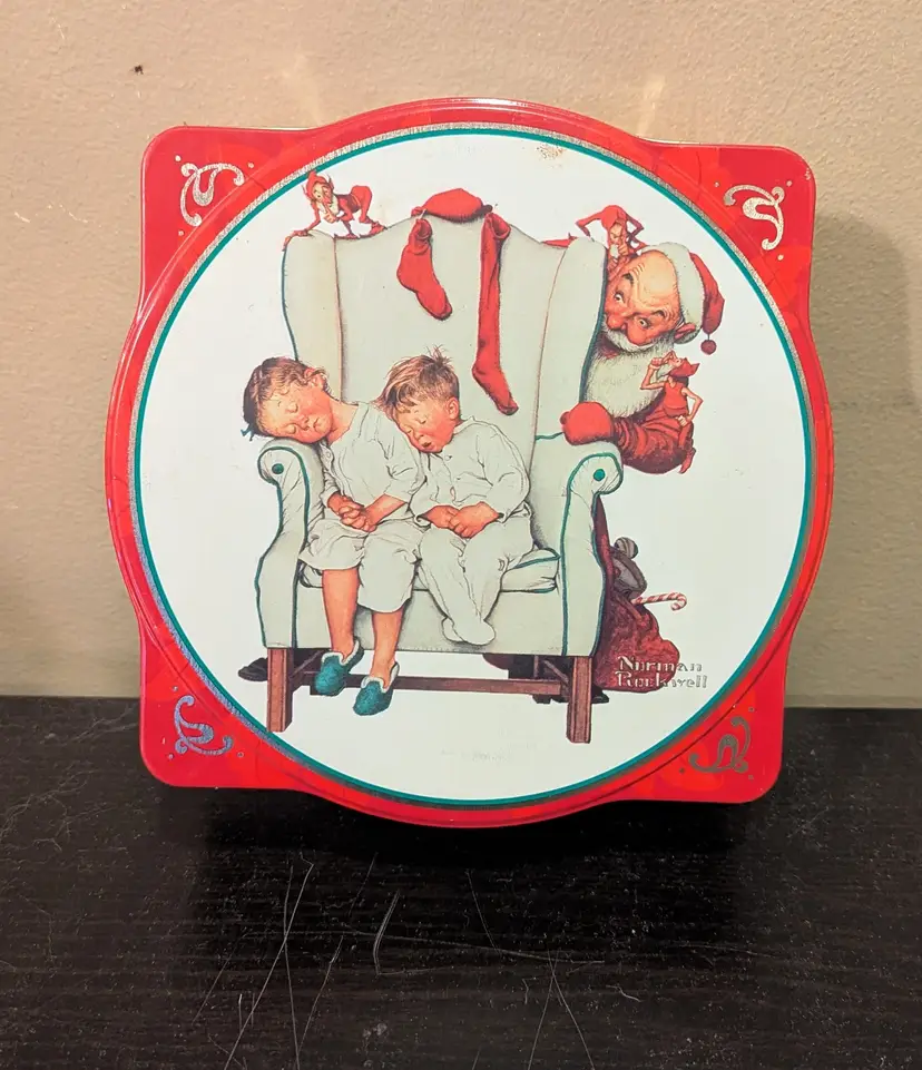 1995 Vintage Norman Rockwell Snickers Limited Edition Canister