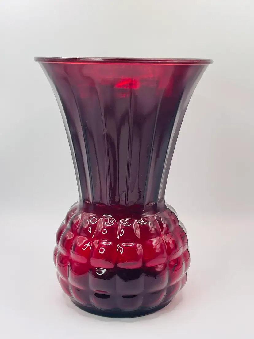 Vintage Anchor Hocking Pineapple Vase