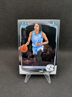 Nyla Brooks 2025-26 Bowman Chrome U 1st Bowman #BCP-63 - University of North Carolina Tarheels (UNC)