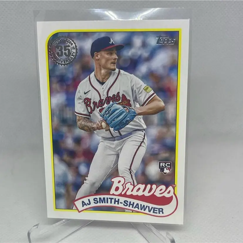 2024 Topps 1989 Topps Baseball AJ Smith-Shawver 89B-46 Atlanta Braves Rookie