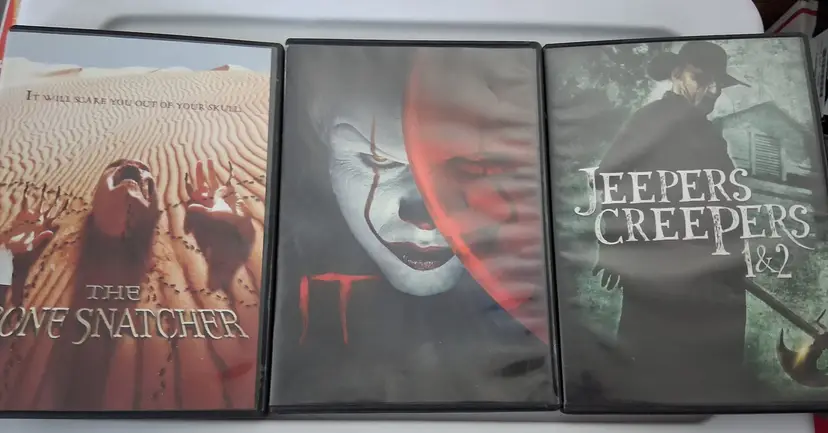Horror DVD Collection: The Bone Snatcher, IT, Jeepers Creepers 1 & 2