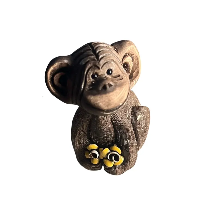 Vintage Artesania Rinconada Chimpanzee