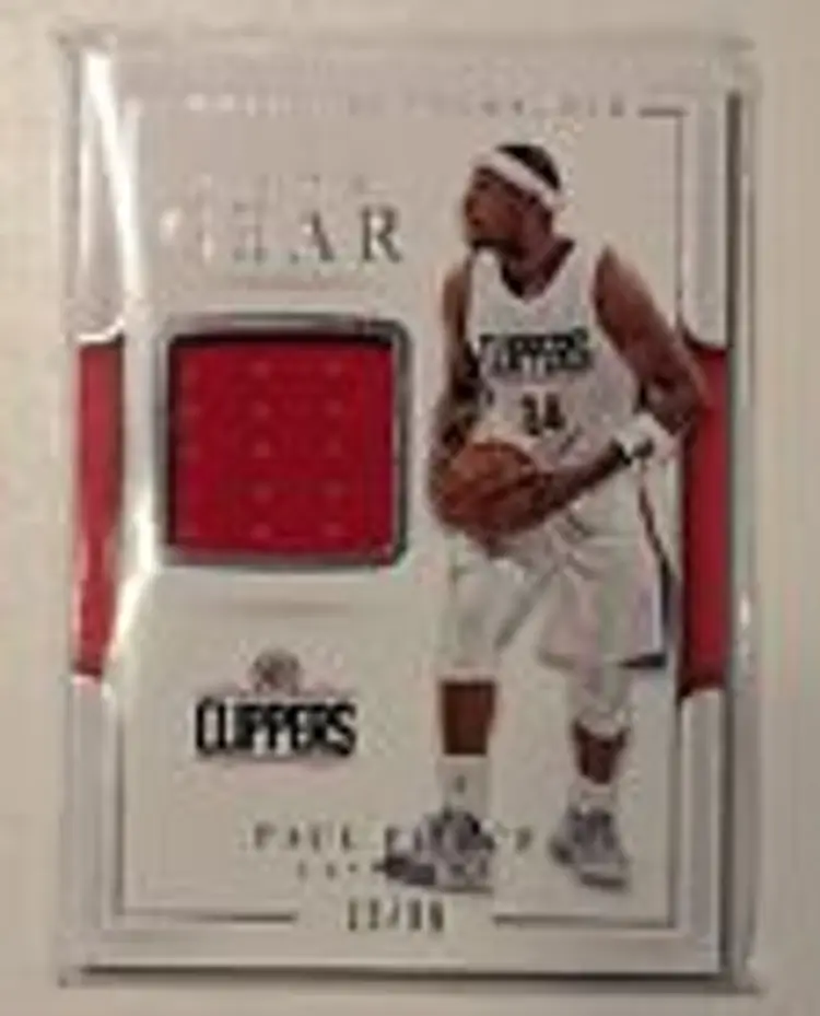 2016-17 Panini National Treasures Game Gear #14 Paul Pierce /99 Clippers
