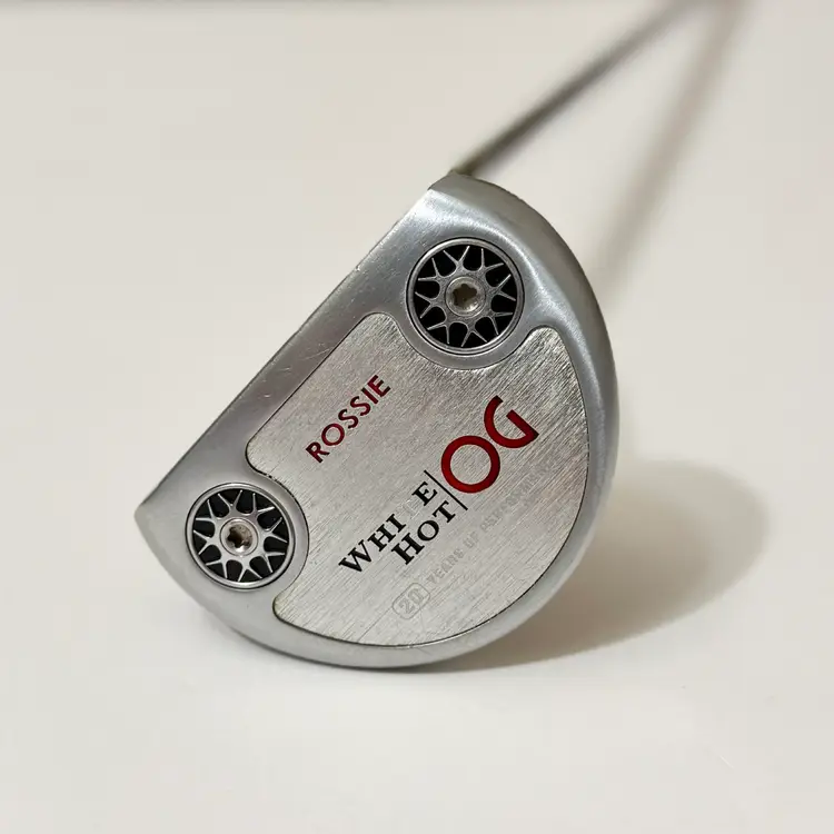 Odyssey White Hot OG Rossie Putter Double Bend Face Balanced Mallet