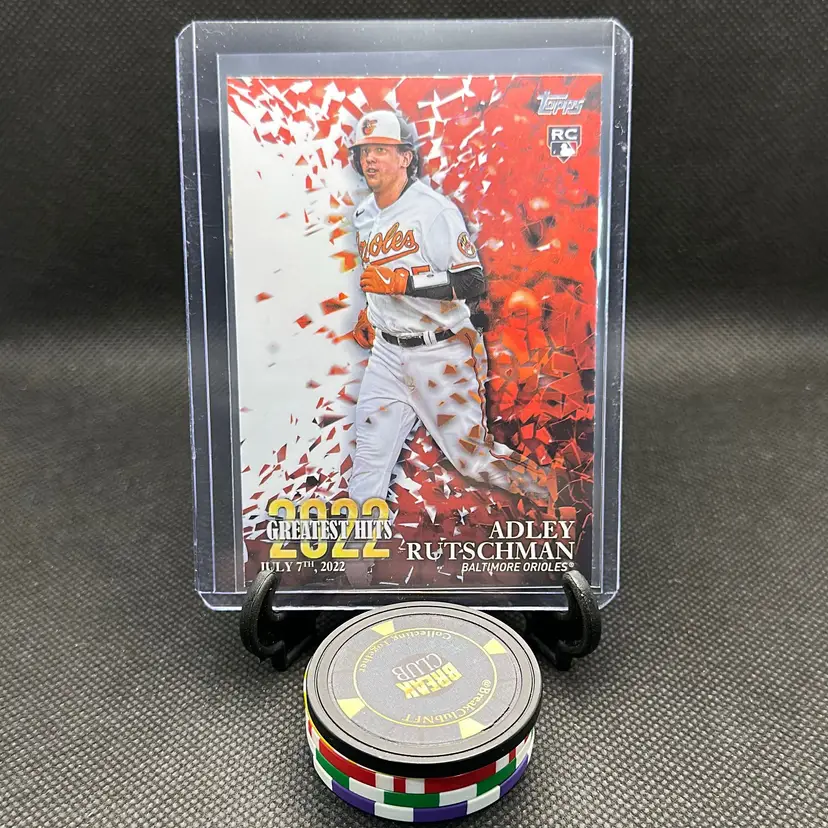 Adley Rutschman 2023 Topps Series One 2022 Greatest Hits Baltimore Orioles