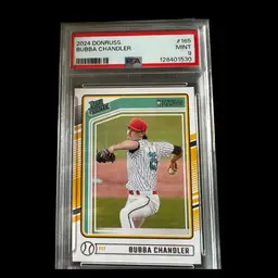 Bubba Chandler 2024 Donruss Rates Prospect PSA 9