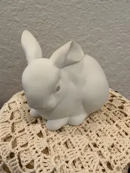 #01 - Dept 56 Bisque White Bunny CHOICE