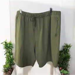 042 Eddie Bauer Green Lounge / Athletic Shorts with Elastic Waistband men’s XXL