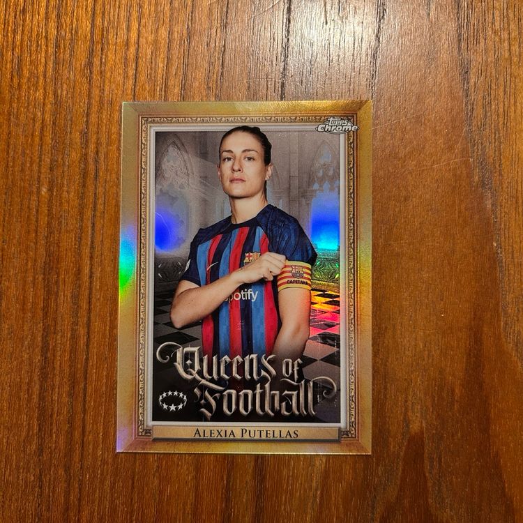 22/23 Topps Chrome UWCL Queens of Football Insert Alexia Putellas FC Barcelona/Spain