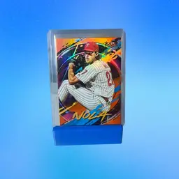 Aaron Nolan 2020 Topps Fire Orange /299 Philadelphia Phillies