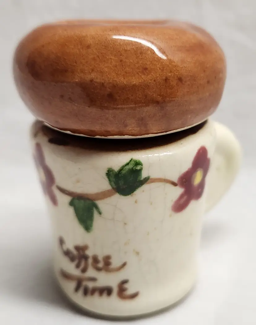 Coffee Time Salt and Pepper Shakers