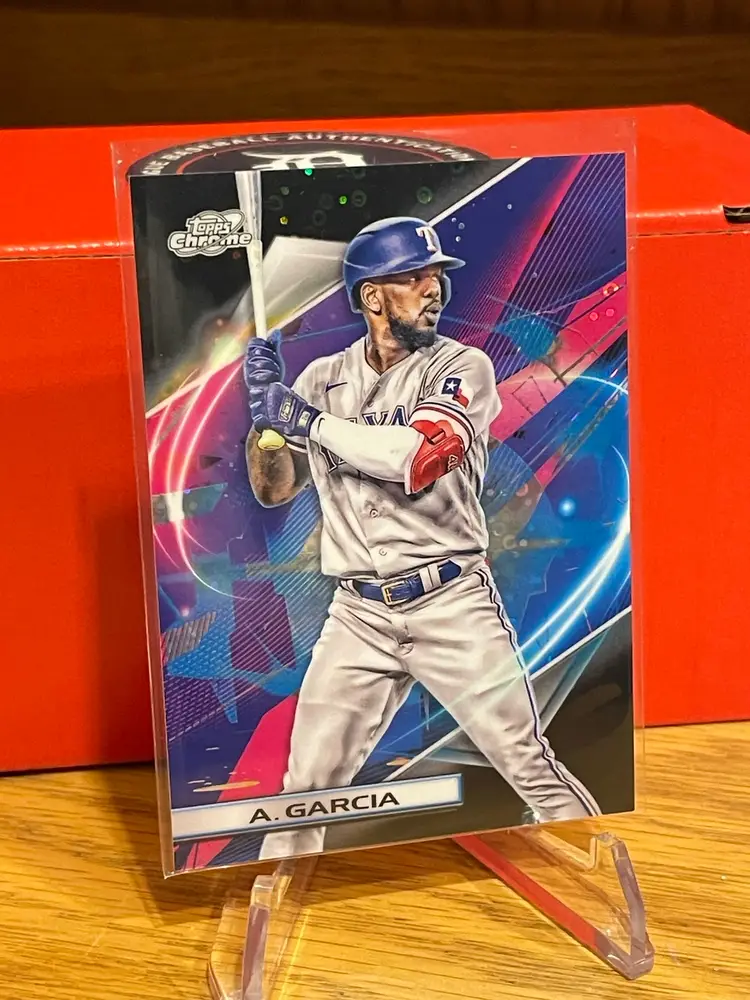 Adolis Garcia 2022 Cosmic Black Eclipse 4/10 - Texas Rangers