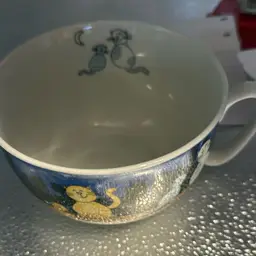 Vintage Night On The Town Cat Mug