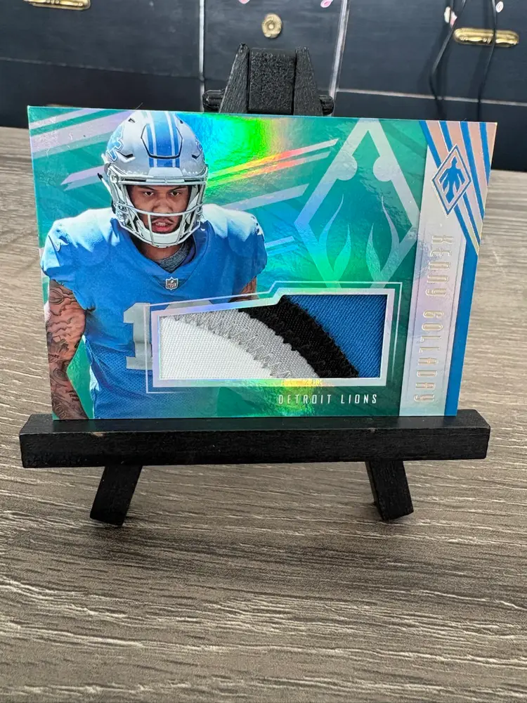 Kenny Golladay 2017 Panini Phoenix RC Rookie Patch Jersey Card /10 NFL Football Card Detroit Lions (A2)