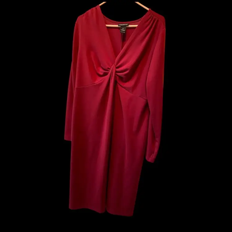 Lane Bryant Burgundy Dress 14/16