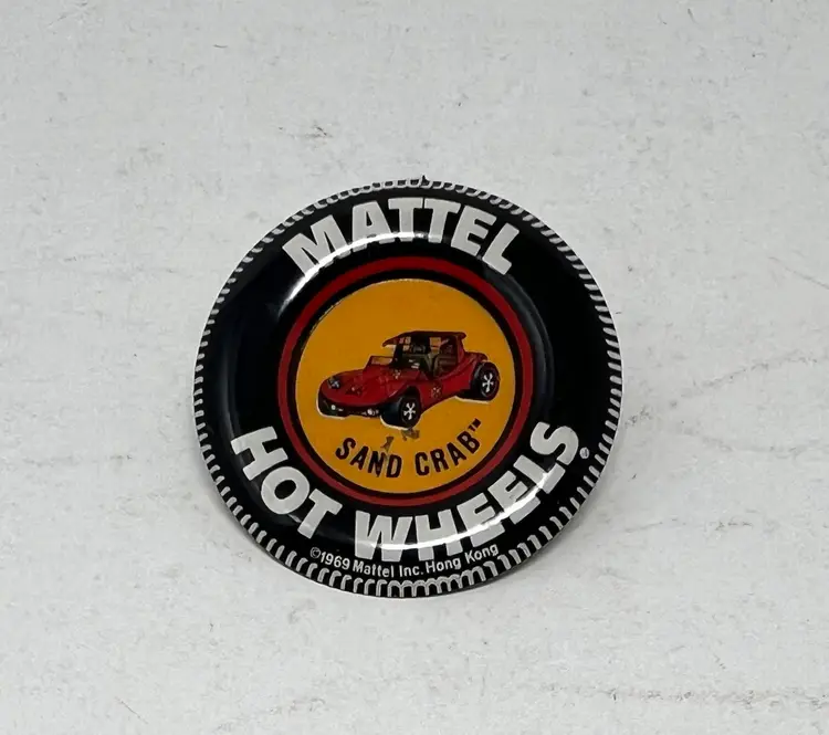 Used Vintage Hot Wheels Redline Button For a 1969 Sand Crab