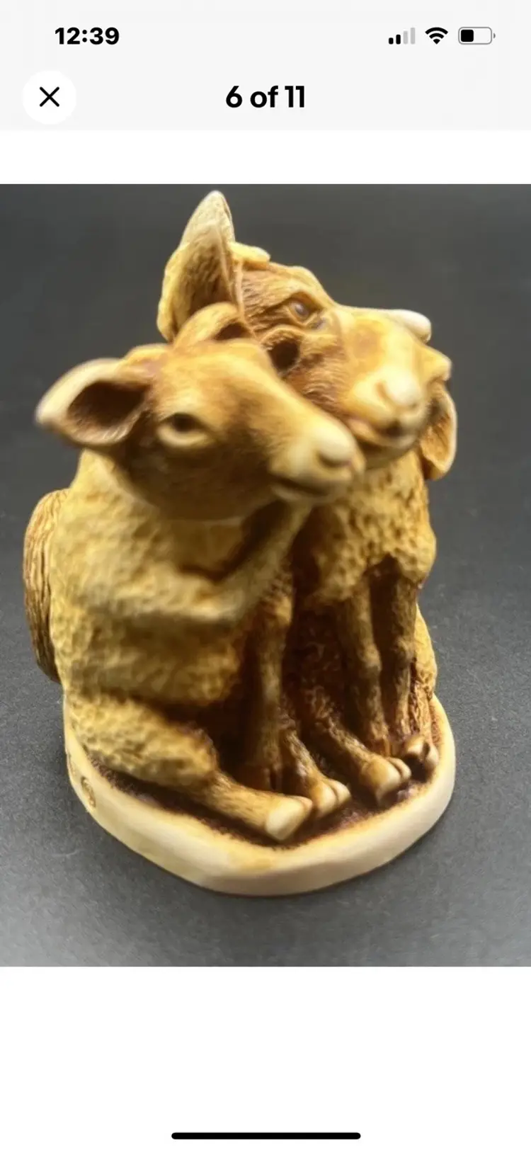 Harmony Kingdom Trinket Box Mutton Chops Figurine Made In England 1997