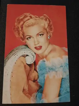 Vintage Postcard Lana Turner