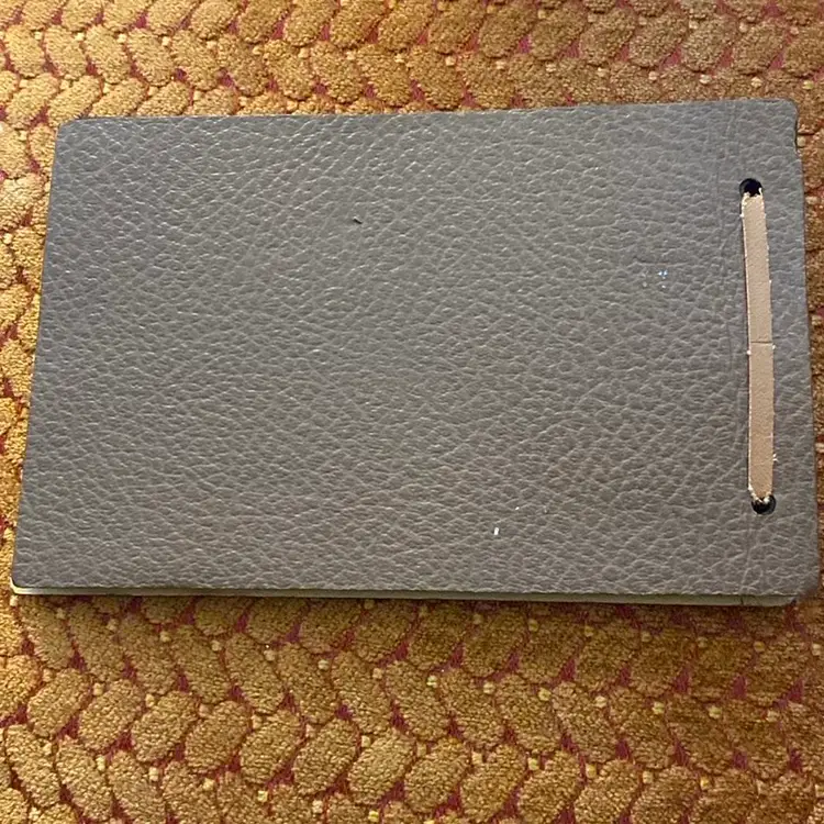 Vintage Leather Souvenir Photo Album 
