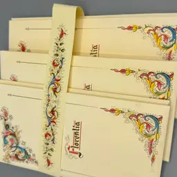 item is the Blue Classica Boxed Stationery Set by Rossi 1931.