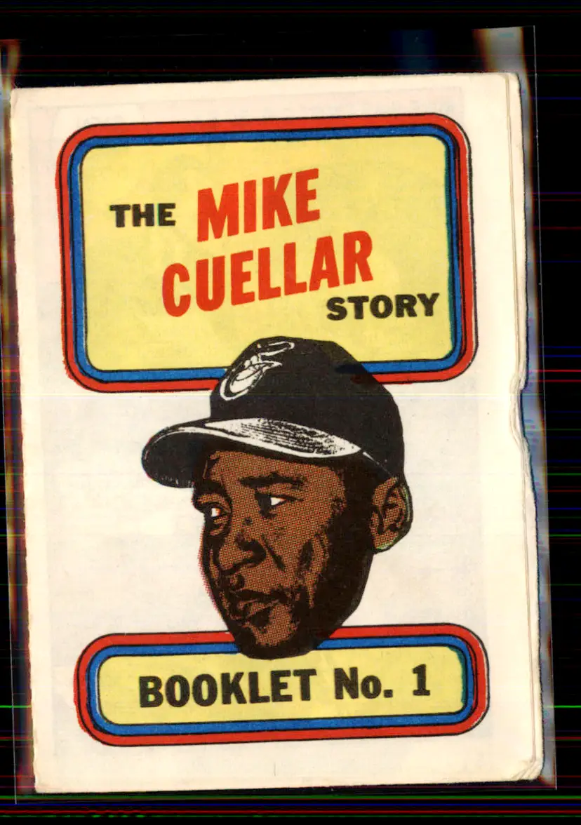 Mike Cuellar 1970 Topps Booklets #1 - Baltimore Orioles - (pk2-82)