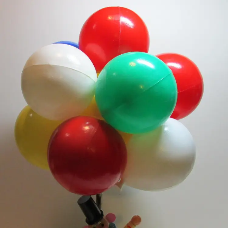 vintage lamp clown holding balloons nursery children room decor