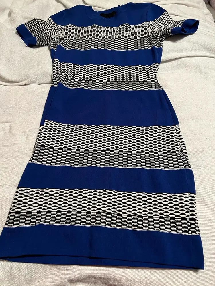 Women's Striped Bodycon Dress