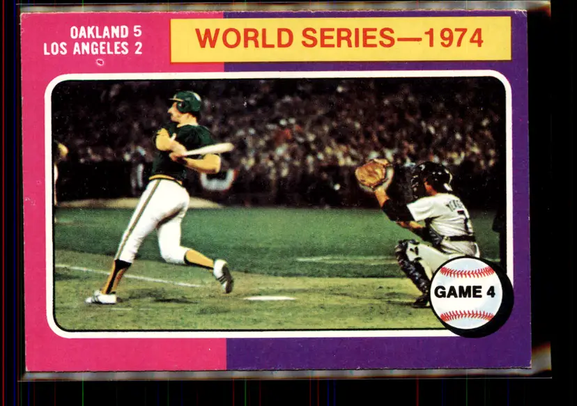 Ken Holtzman/Steve Yeager World Series 1975 Topps #464 - Los Angeles Dodgers / Oakland Athletics - (pk1-11)