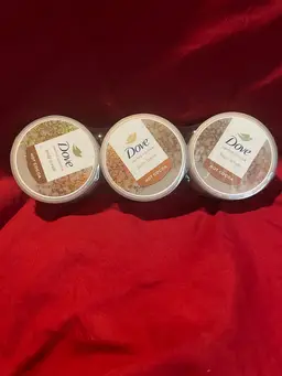Dove Limited Edition Hot Chocolate Body Scrub 3pk