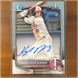 2025 Bowman Kyle DeBarge 1st Bowman Chrome Auto Minnesota Twins