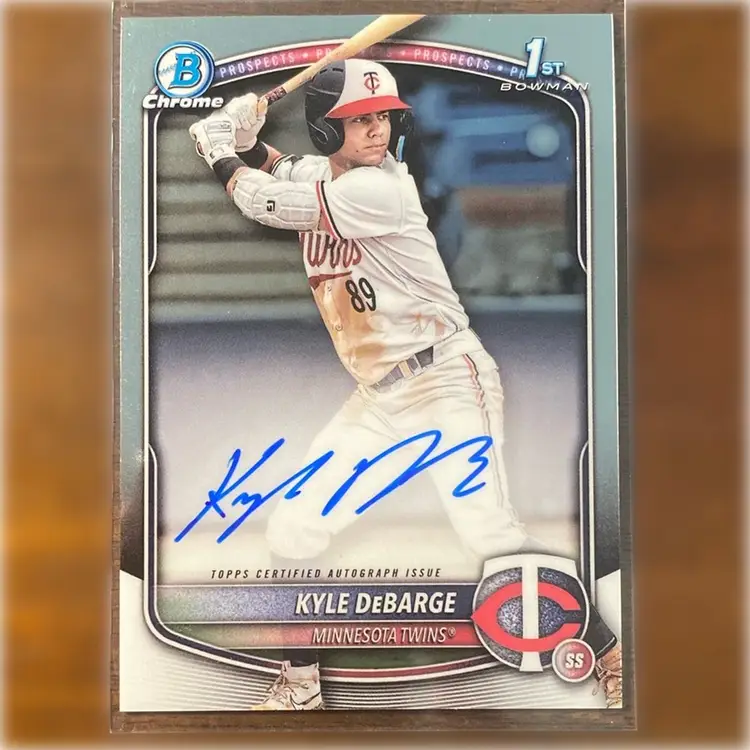 2025 Bowman Kyle DeBarge 1st Bowman Chrome Auto Minnesota Twins