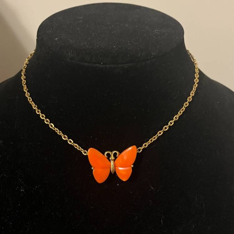 Trifari Butterfly Necklace