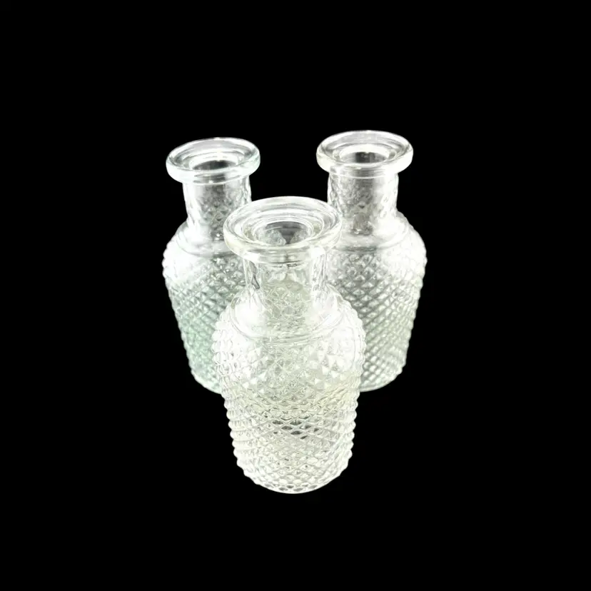 Vintage Avon Diamond Cut Bottles 4.75” Tall x 2.5” Wide These Are Sold Separately