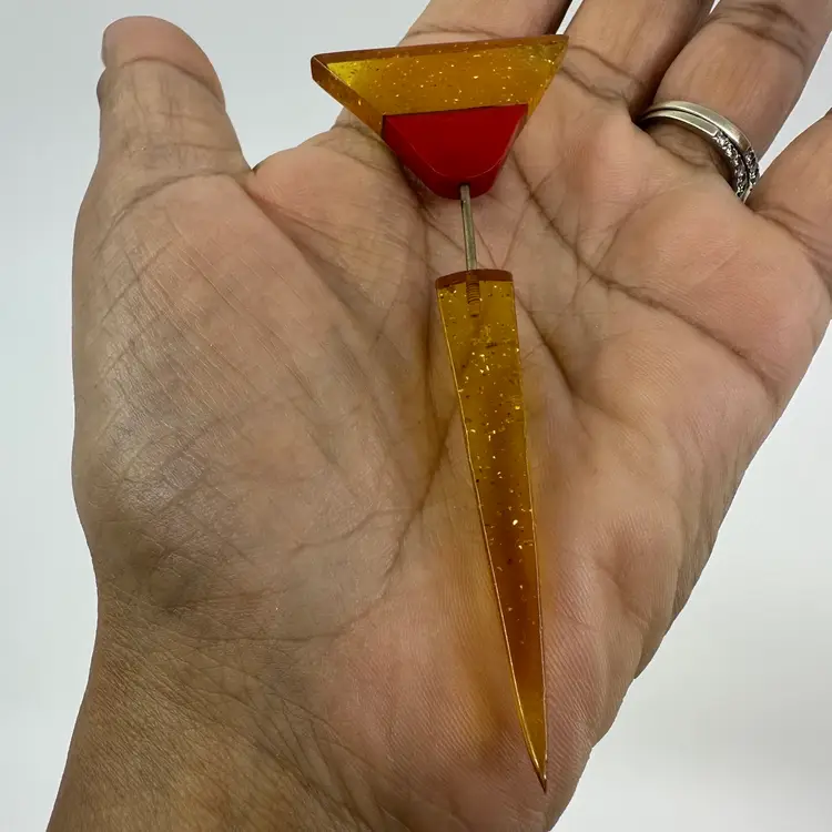 Vintage 1940's Bakelite Stick Pin or Hat Pin