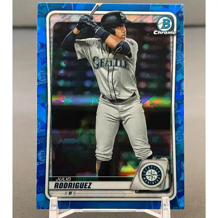 Julio Rodriguez Bowman Chrome Sapphire - Seattle Mariners