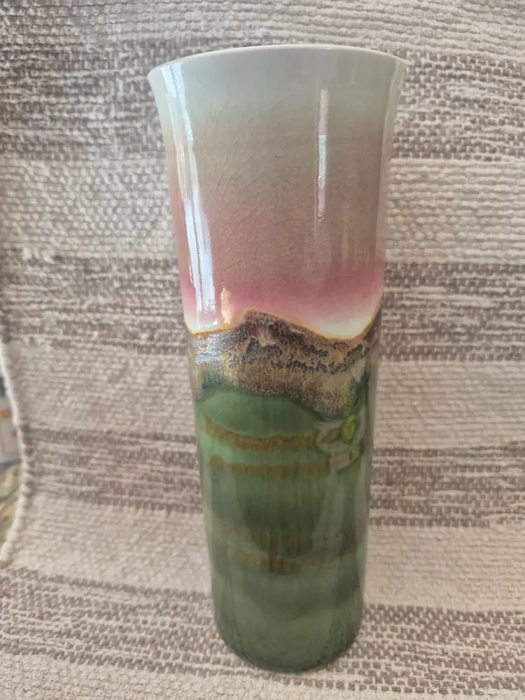 Handmade studio pottery vase "Farmer"