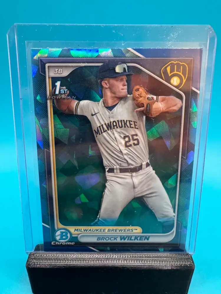 Brock Wilken 1st Bowman Sapphire Milwaukee Brewers