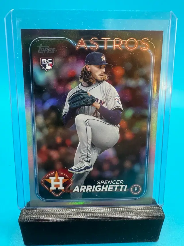 Spencer Arrighetti Topps Update Refractor RC Houston Astros