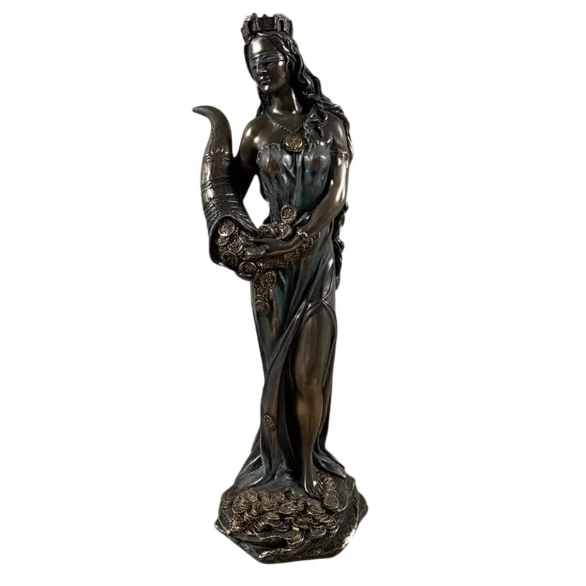 Veronese Collection Resin Lady Fortuna Figurine 11.5”