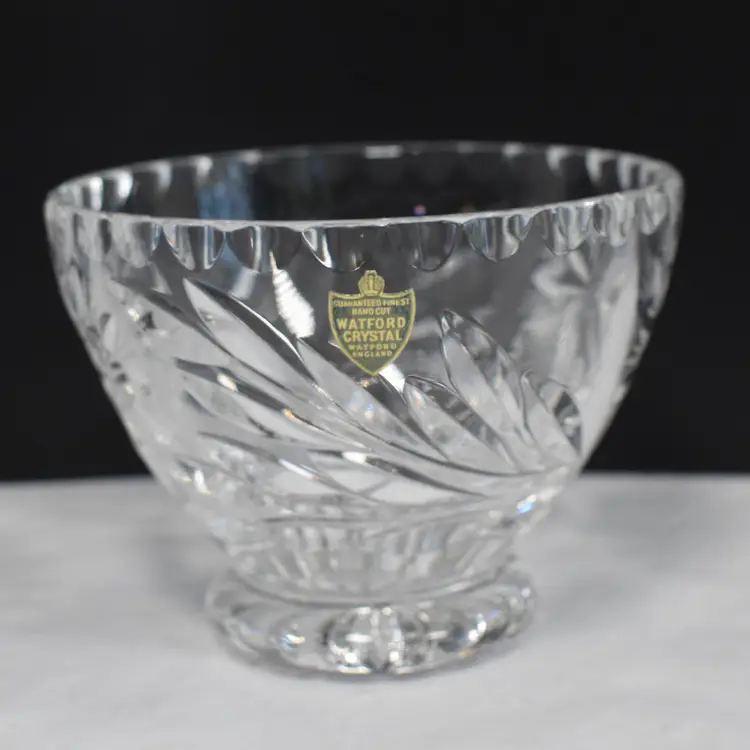 Watford Crystal Bowl Starburst Pattern