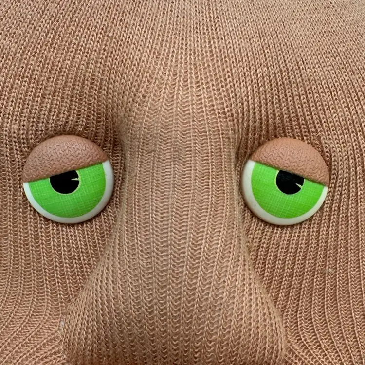 COUCH POTATO Green Eyed 14” Plush Toy Pillow Coleco Robert Armstrong 1987