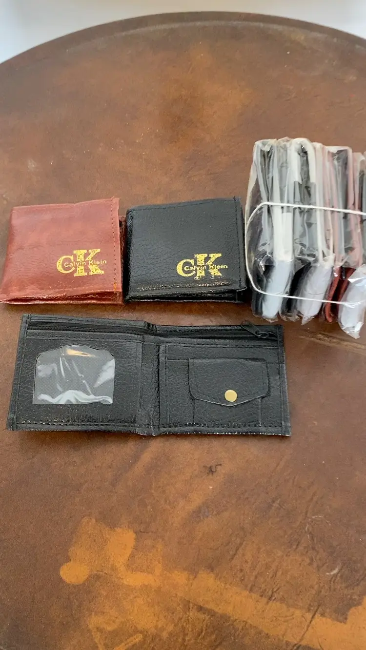 Calvin Klein Bifold Wallets Lot Of 24 New