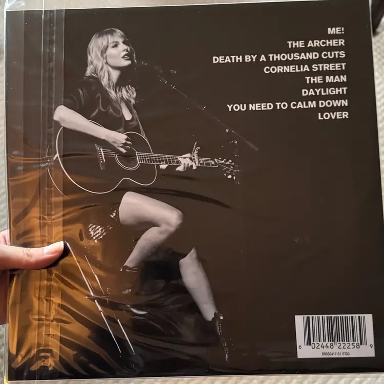 Taylor Lover Live from Paris Custom Vinyl Cover Sleeve