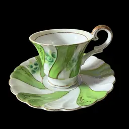 Occupied Japan Demi Cup And Saucer