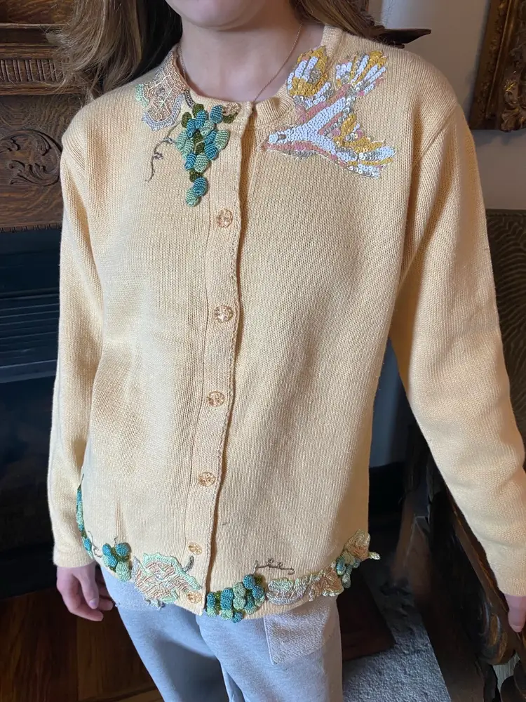 Vintage 90’s Storybook Knots Sweater