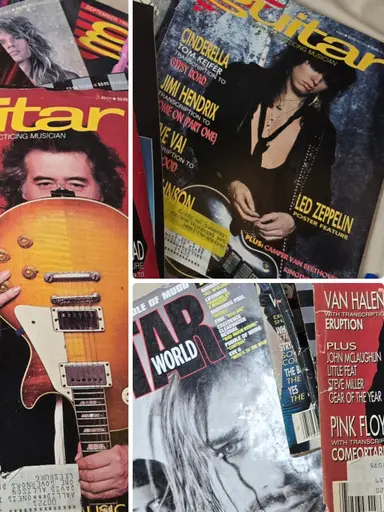 Unboxing - Vintage Guitar / Rock Mags 80s 90s! LAST DAY Progressive Ship!