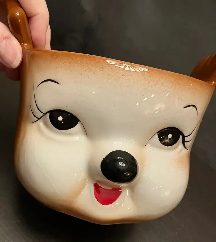 Global Design Collections Deer Reindeer Candy Planter Gift Container Antlers